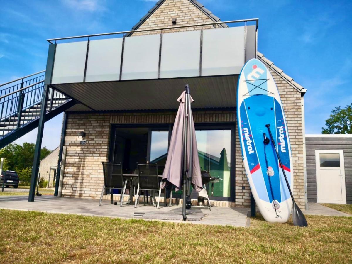 Villa Ferienhaus Panoramadeck am Harkebrügger See mit Sauna und Kamin Barssel  Exterior foto